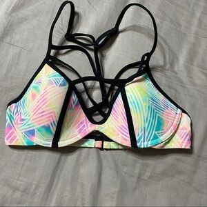 Pink Victoria Secret multi colored Bra size XS
